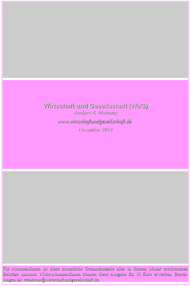 Edition Dezember 2014 - Titel