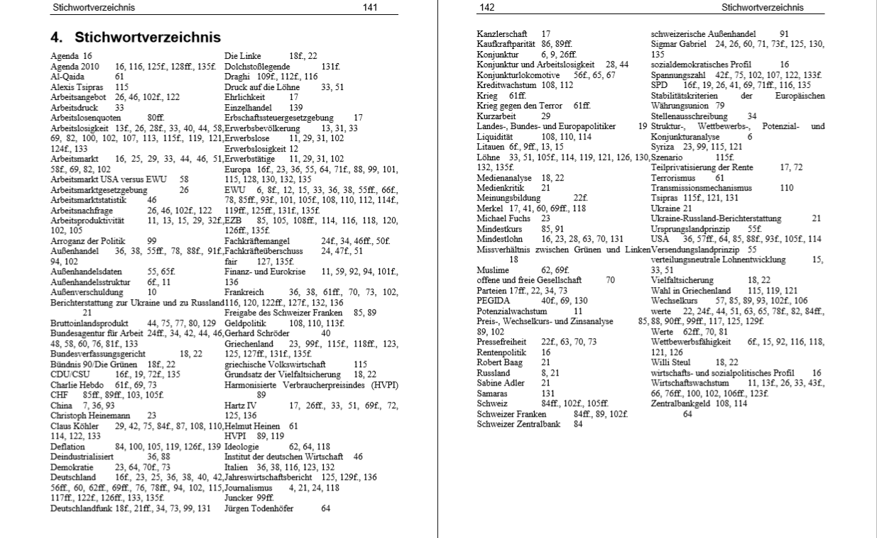 Stichwortverzeichnis Edition Januar 2015