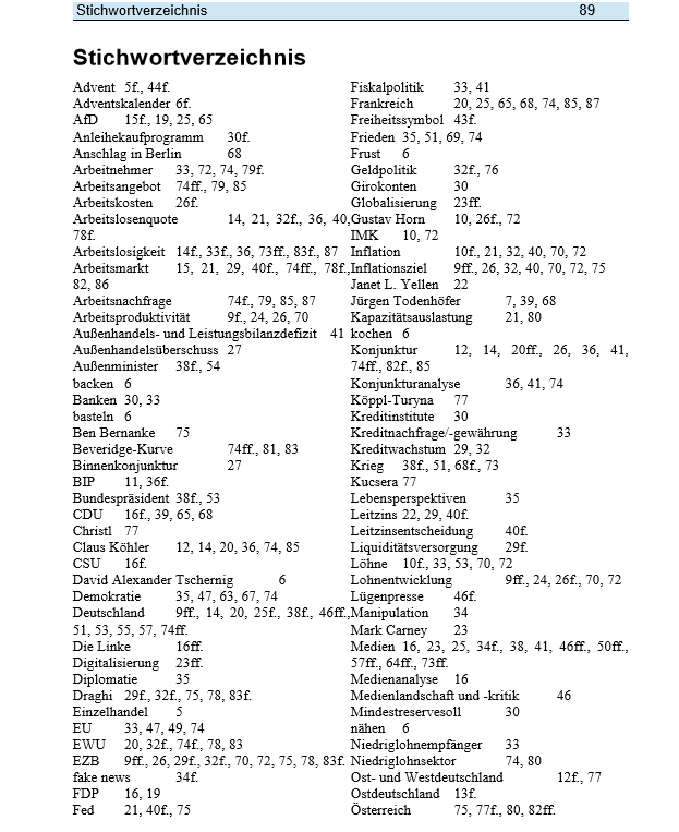 Edition Dezember 2016 - Stichwortverzeichnis - 29-12-2016