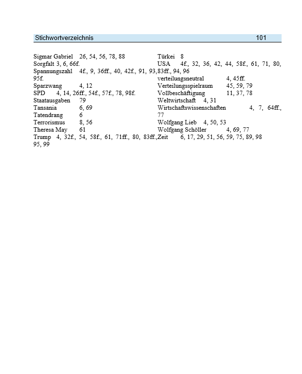 Edition Januar 2017 Stichwortverzeichnis II - 30-01-2017